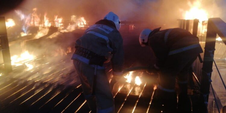 Шымбұлақтағы өрт сөндірілді