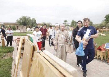 ТҮРКІСТАН ТӨРІНЕ ҚАЗЫҒҰРТ АУДАНЫНЫҢ МӘДЕНИ КӨШІ КЕЛДІ