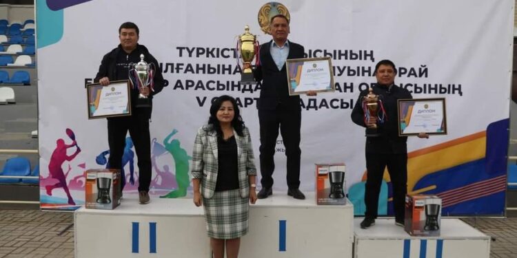 ТҮРКІСТАН ҚАЛАСЫ ОБЛЫСТЫҚ V-ШІ СПАРТАКИАДАНЫҢ ЖЕҢІМПАЗЫ!