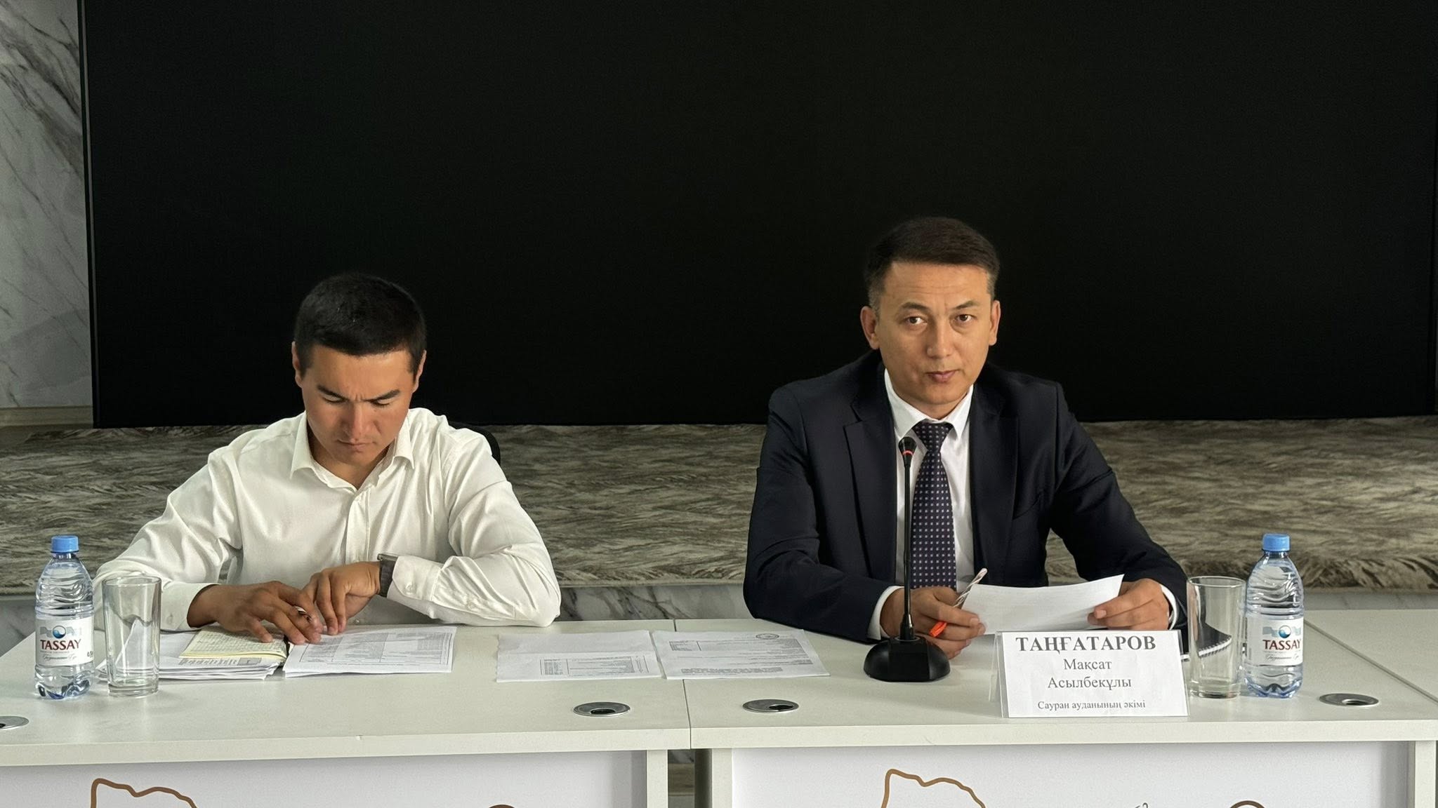 САУРАН АУДАНЫНДА СУ ЖҮЙЕСІ ЖҰМЫСТАРЫ ПЫСЫҚТАЛДЫ