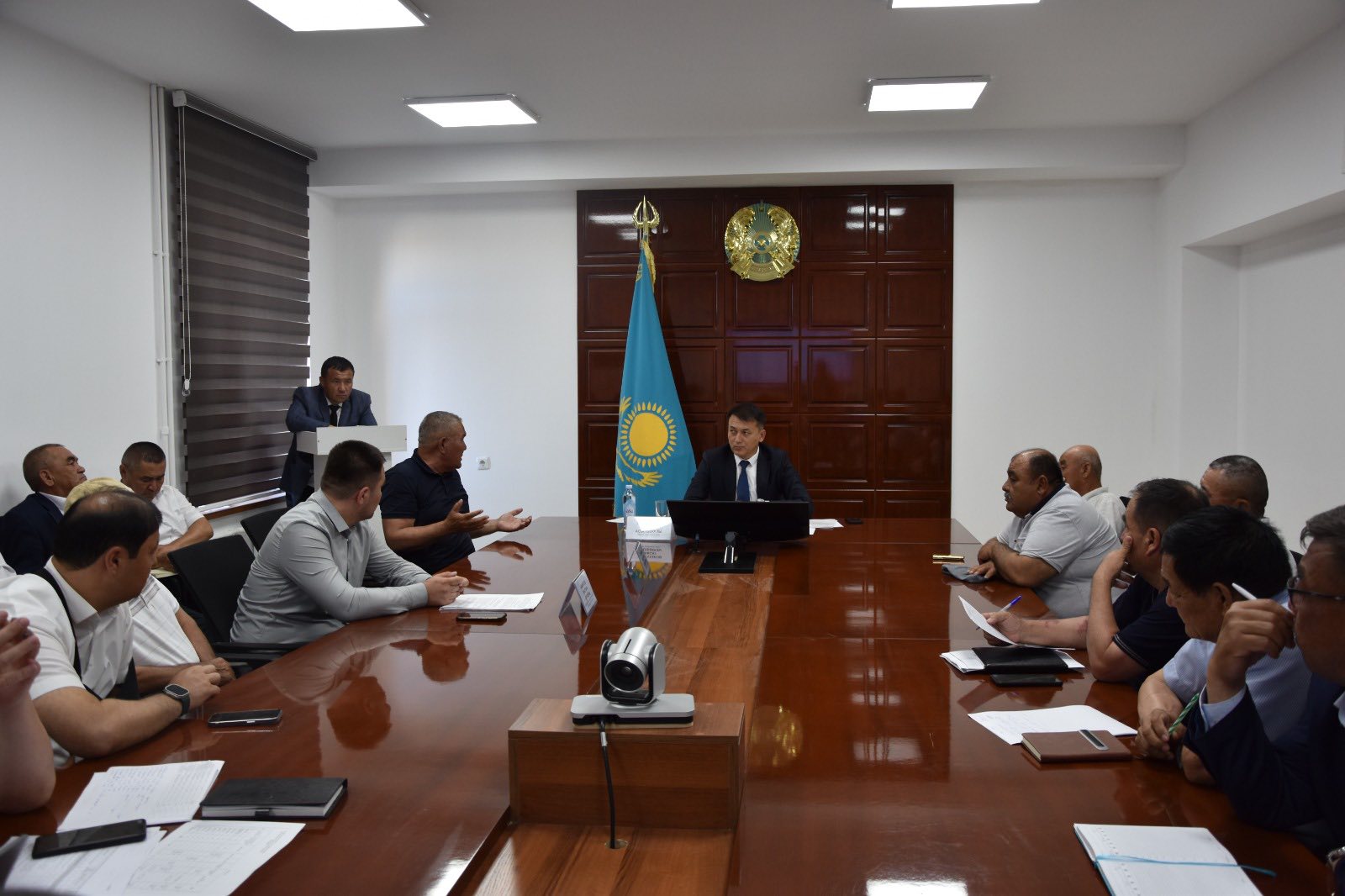 АУДАН ӘКІМІ АУЫЛ ШАРУАШЫЛЫҒЫ САЛАСЫ ӨКІЛДЕРІМЕН КЕЗДЕСТІ