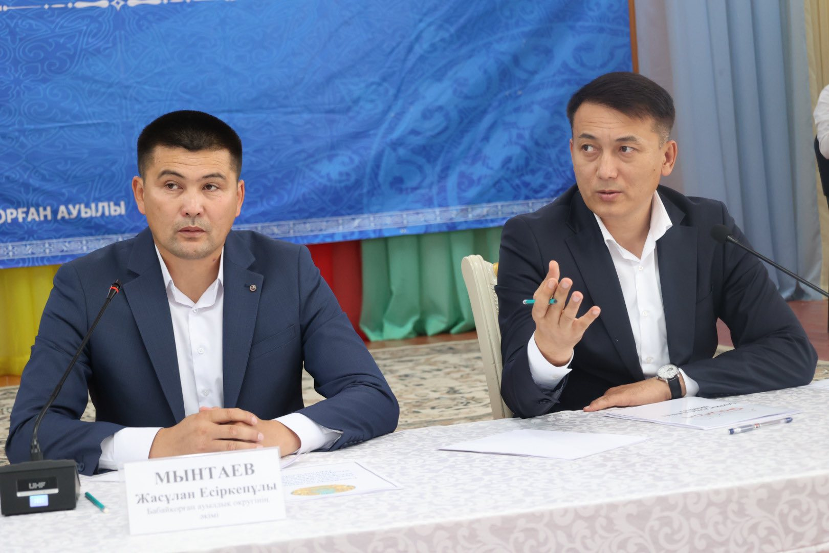 АУДАН ӘКІМІ БАБАЙҚОРҒАН АУЫЛДЫҚ ОКРУГІНІҢ ТҰРҒЫНДАРЫМЕН КЕЗДЕСТІ