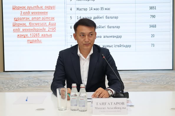 САУРАН: ШОРНАҚТА АУДАН ӘКІМІНІҢ ЕСЕПТІК КЕЗДЕСУІ ӨТТІ