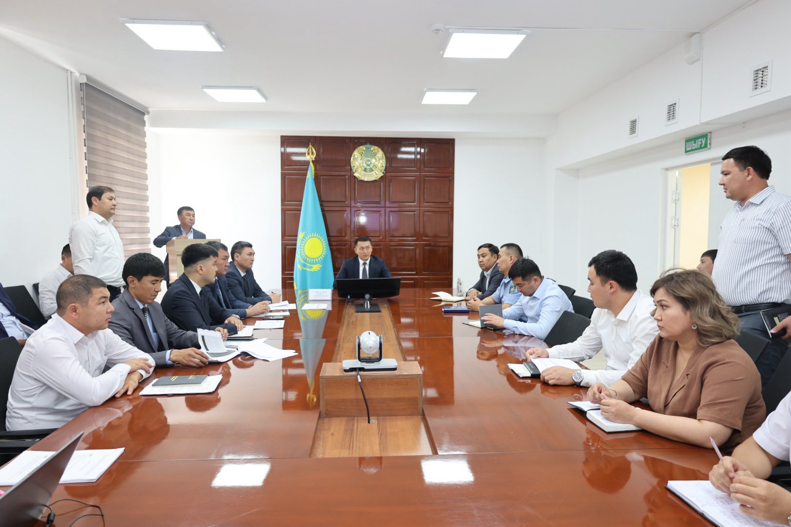 САУРАН: АППАРАТТЫҚ ЖИЫНДА МІНДЕТТІ ӘЛЕУМЕТТІК МЕДИЦИНАЛЫҚ САҚТАНДЫРУ МӘСЕЛЕСІ МЕН ТАПСЫРМАЛАРДЫҢ ОРЫНДАЛУЫ ҚАРАЛДЫ