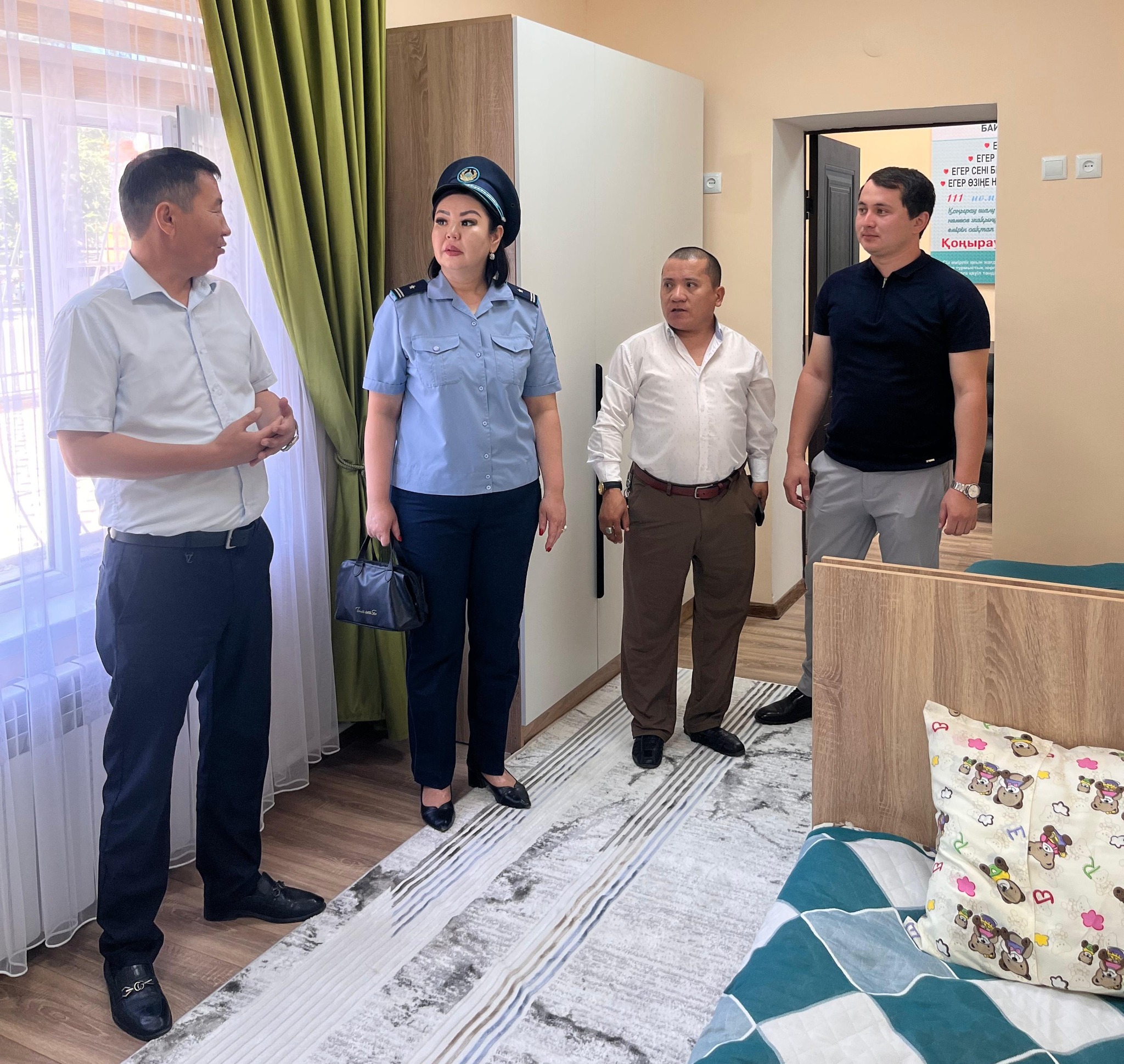 СОЗАҚ: ПОЛИЦЕЙЛЕР ОТБАСЫН ҚОЛДАУ ОРТАЛЫҒЫМЕН БІРЛЕСІП ЖҰМЫС ЖҮРГІЗУДЕ