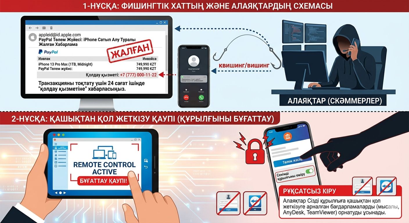 «Жалған iPhone сатып алу: алаяқтықтың жаңа схемасы»
